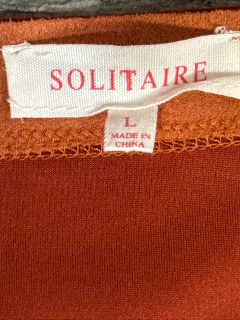 Solitaire Rust Open-Front Trench Coat - Picture 3 of 7